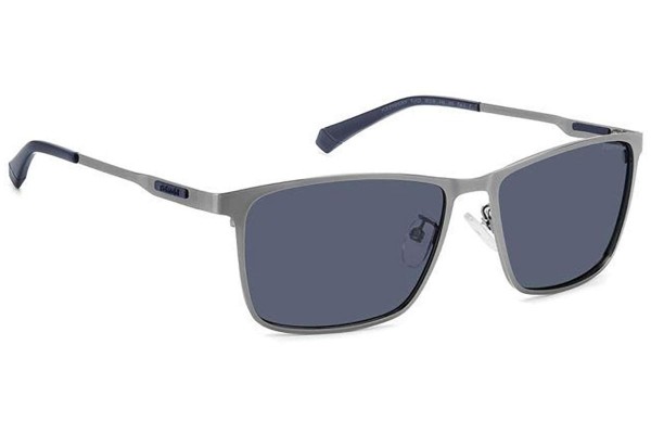 Ochelari de soare Polaroid PLD2159/G/S/X KJ1/C3 Polarized Dreptunghiulari Gri