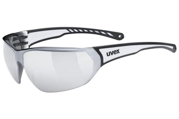 uvex sportstyle 204 Black / White S3, Negri, Material 0, Unisex ochelari de soare