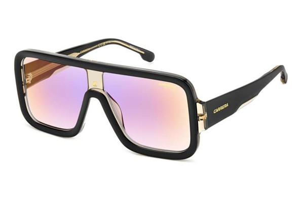 Ochelari de soare Carrera FLAGLAB14 7C5/TE Flat Top Negri