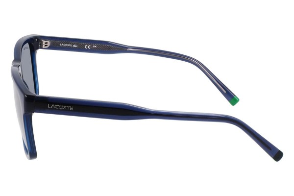 Ochelari de soare Lacoste L6025S 410 Dreptunghiulari Albaștri