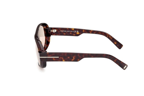 Ochelari de soare Tom Ford FT1102 52E Pilot Havana