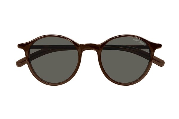 Ochelari de soare Mont Blanc MB0324S 002 Rotunzi Maro