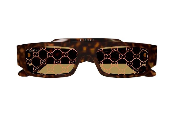 Ochelari de soare Gucci GG1592S 002 Pătrați Havana