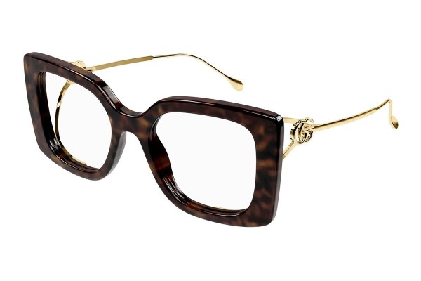 Ochelari Gucci GG1567O 002 Dreptunghiulari Havana