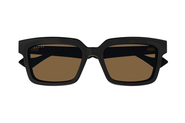 Ochelari de soare Gucci GG1543S 004 Dreptunghiulari Negri