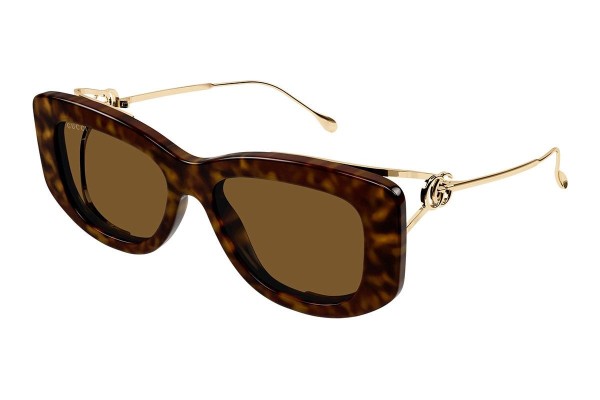 Ochelari de soare Gucci GG1566S 002 Dreptunghiulari Havana