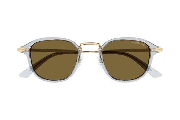 Ochelari de soare Mont Blanc MB0336S 003 Rotunzi Gri