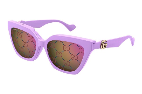 Ochelari de soare Gucci GG1542S 002 Cat Eye Violeți