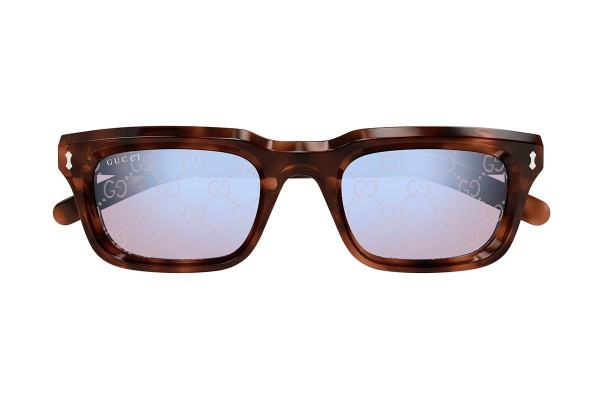 Ochelari de soare Gucci GG1524S 005 Pătrați Havana