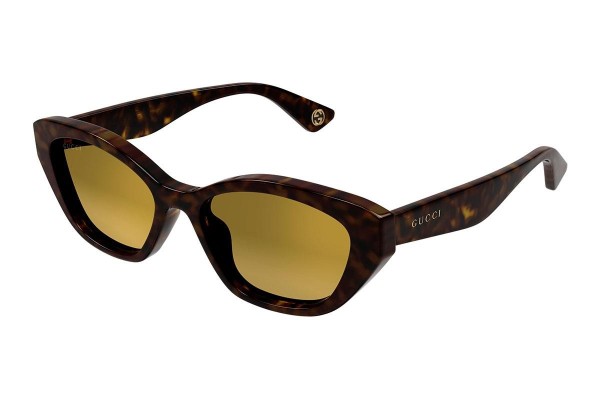 Ochelari de soare Gucci GG1638S 002 Cat Eye Havana