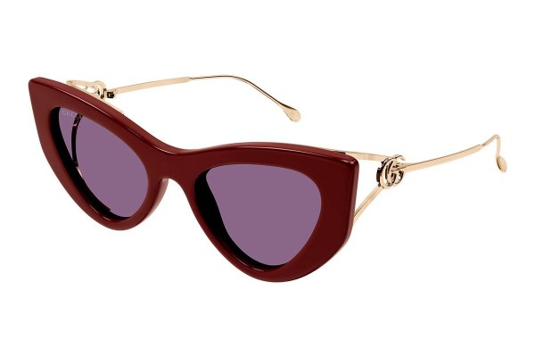 Ochelari de soare Gucci GG1565S 004 Cat Eye Roșii