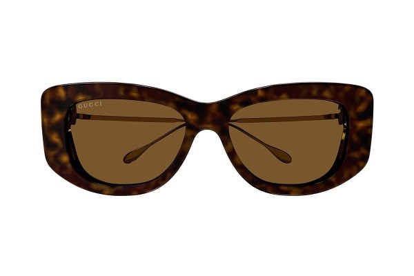 Ochelari de soare Gucci GG1566S 002 Dreptunghiulari Havana