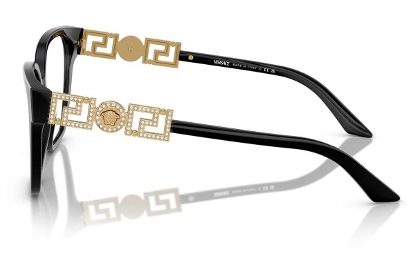 Ochelari Versace VE3358B GB1 Dreptunghiulari Negri