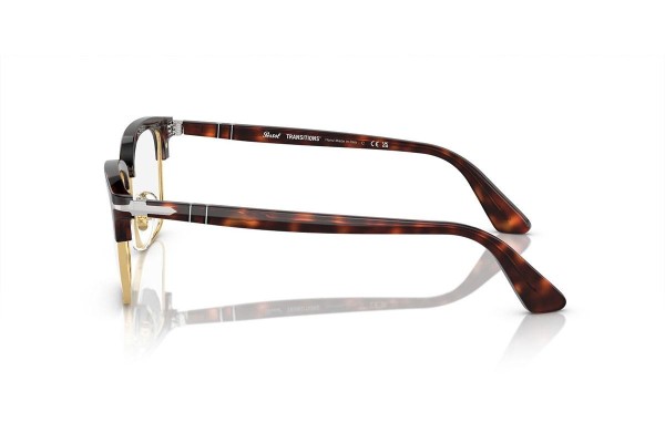 Ochelari de soare Persol PO3327S 24/GJ Dreptunghiulari Havana