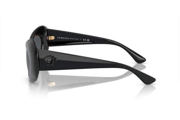 Ochelari de soare Versace VE4456U GB1/87 Ovali Negri