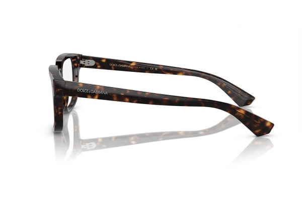 Ochelari Dolce & Gabbana DG3380 502 Dreptunghiulari Havana