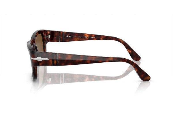 Ochelari de soare Persol PO3326S 24/57 Polarized Dreptunghiulari Havana