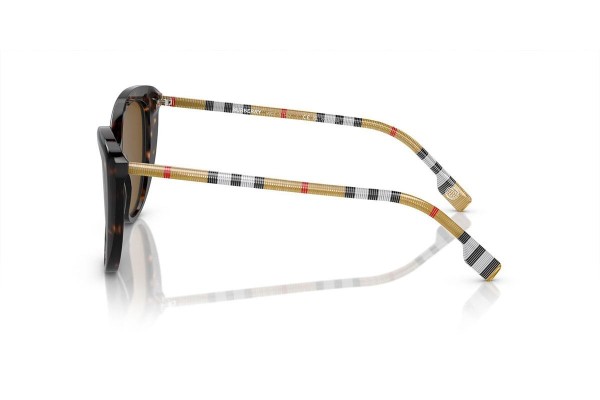 Ochelari de soare Burberry BE4407 385483 Polarized Cat Eye Havana