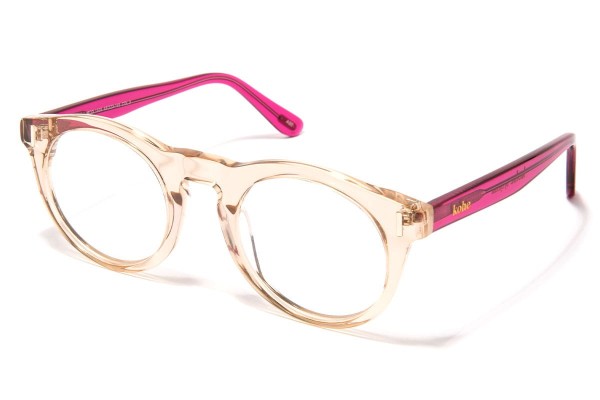 Ochelari Kohe by eyerim Alex Beige Pink Rotunzi Bej