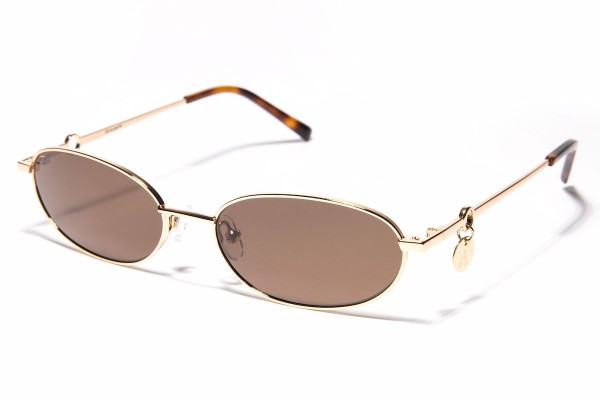 Ochelari de soare OiO by eyerim Lynx Gold Havana Tiny Aurii