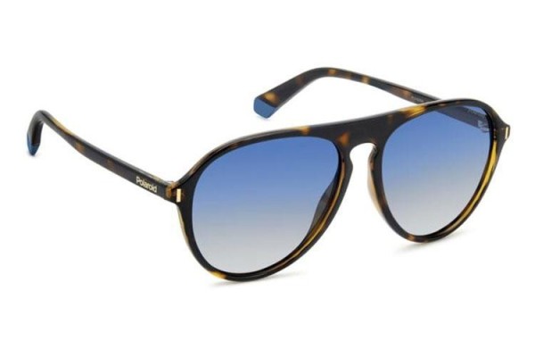 Ochelari de soare Polaroid PLD6225/S 086/Z7 Polarized Pilot Havana