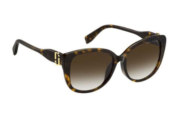 Ochelari de soare Marc Jacobs MARC791/F/S 086/HA Cat Eye Havana