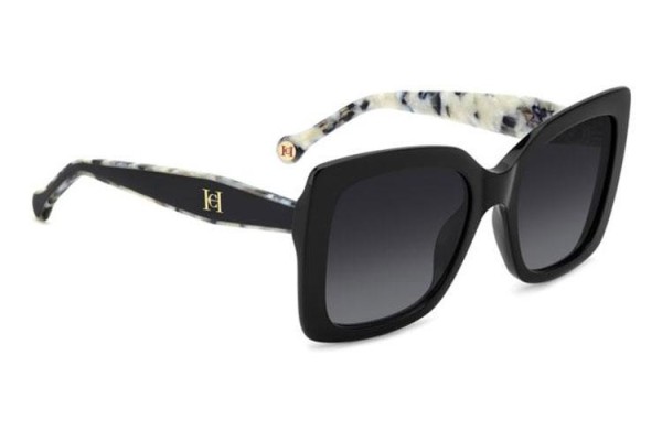 Ochelari de soare Carolina Herrera HER0258/G/S 807/9O Pătrați Negri