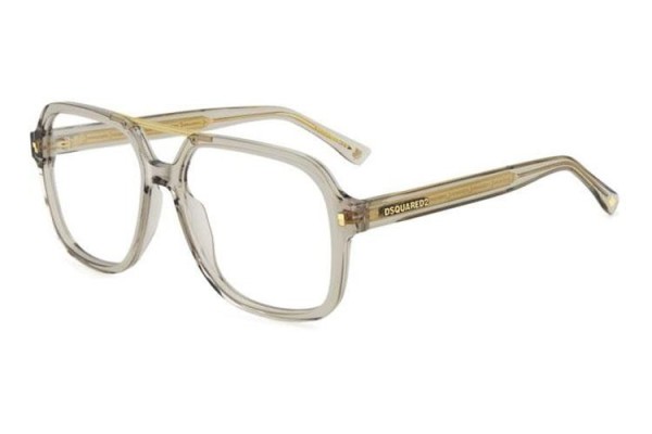 Ochelari Dsquared2 D20145 10A Dreptunghiulari Bej