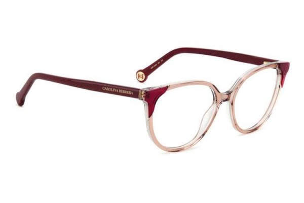 Ochelari Carolina Herrera HER0282 35J Dreptunghiulari Roz