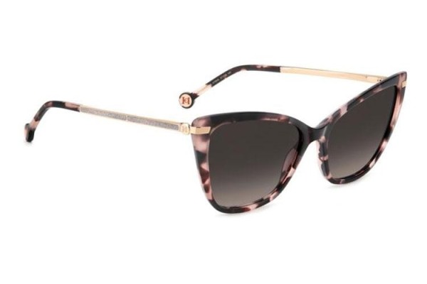 Ochelari de soare Carolina Herrera HER0262/S HT8/HA Cat Eye Havana