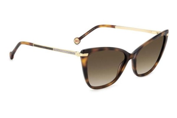 Ochelari de soare Carolina Herrera HER0262/S 086/HA Cat Eye Havana