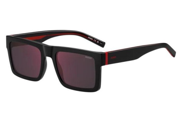 Ochelari de soare HUGO HG1314/S 807/AO Flat Top Negri