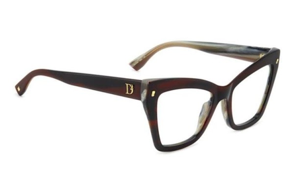 Ochelari Dsquared2 D20152 K4G Cat Eye Roșii