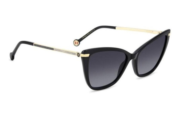 Ochelari de soare Carolina Herrera HER0262/S 807/9O Cat Eye Negri