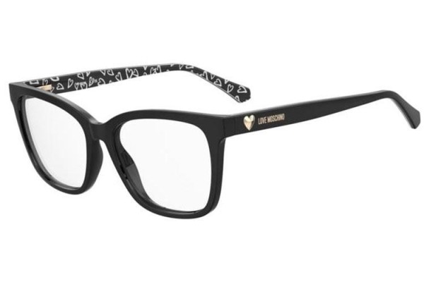 Ochelari Love Moschino MOL638 INA Dreptunghiulari Negri