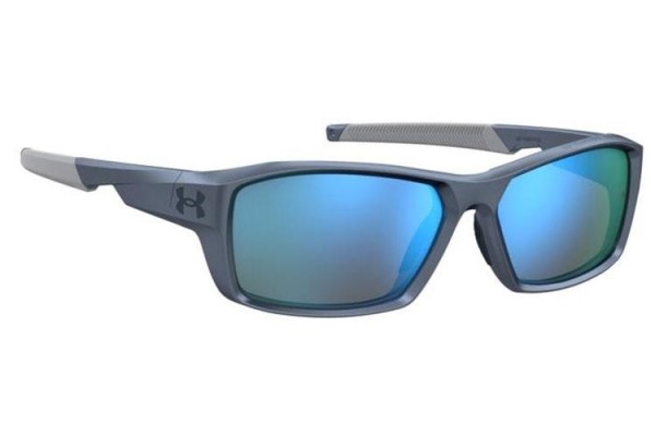 Ochelari de soare Under Armour UAFANATICAL 09V/Z0 Dreptunghiulari Albaștri