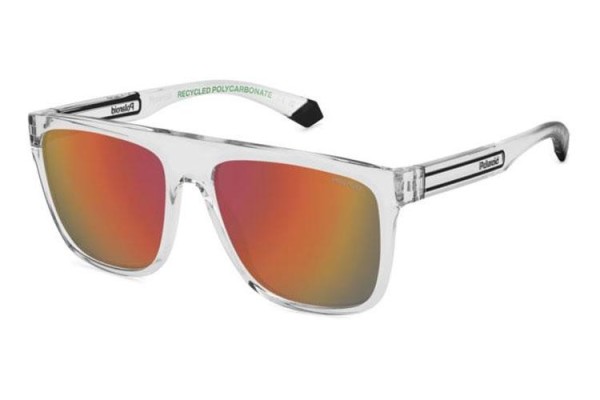 Ochelari de soare Polaroid PLD2162/S 900/OZ Polarized Flat Top Cristal