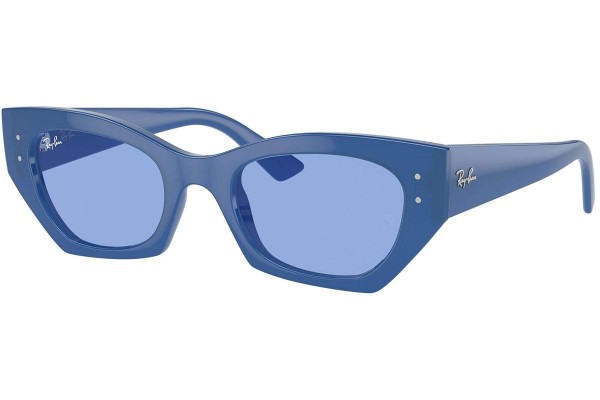 Ochelari de soare Ray-Ban RB4430 676180 Browline Albaștri