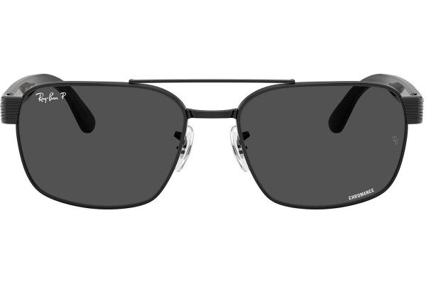 Ochelari de soare Ray-Ban RB3751CH 002/K8 Polarized Pătrați Negri