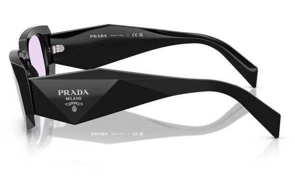 Ochelari de soare Prada PR17WSF 16K40J Dreptunghiulari Negri