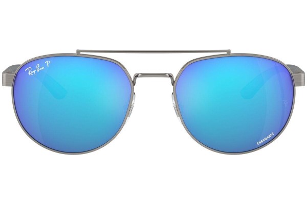 Ochelari de soare Ray-Ban RB3736CH 004/A1 Polarized Dreptunghiulari Gri