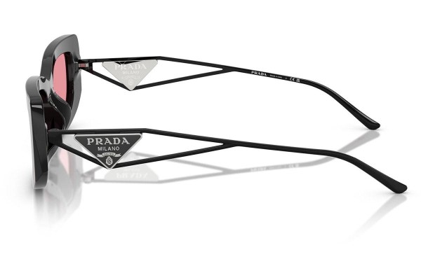 Ochelari de soare Prada PR14YS 1AB30L Dreptunghiulari Negri