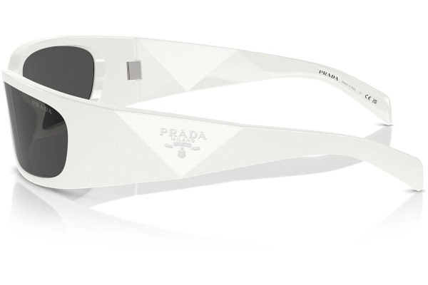 Ochelari de soare Prada PRA19S 1425S0 Ovali Albi