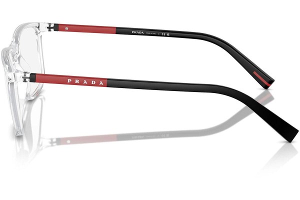 Ochelari Prada Linea Rossa PS03QV 2AZ1O1 Dreptunghiulari Cristal