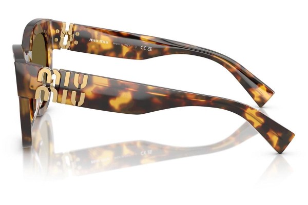 Ochelari de soare Miu Miu MU01YS 14L09Z Cat Eye Havana