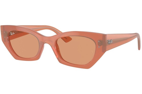 Ochelari de soare Ray-Ban RB4430 6778/7 Browline Roșii