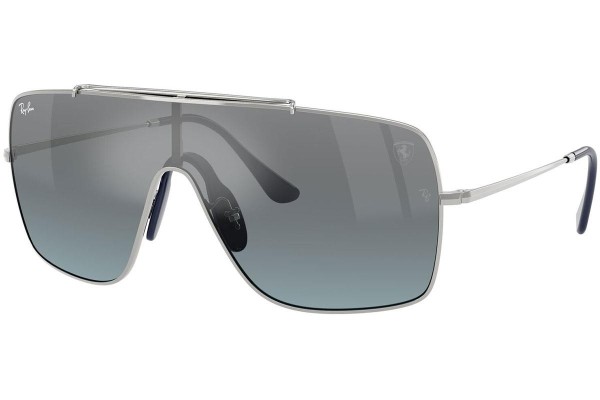 Ochelari de soare Ray-Ban RB3697M F104Y0 Lentilă unică | Shield Argintii