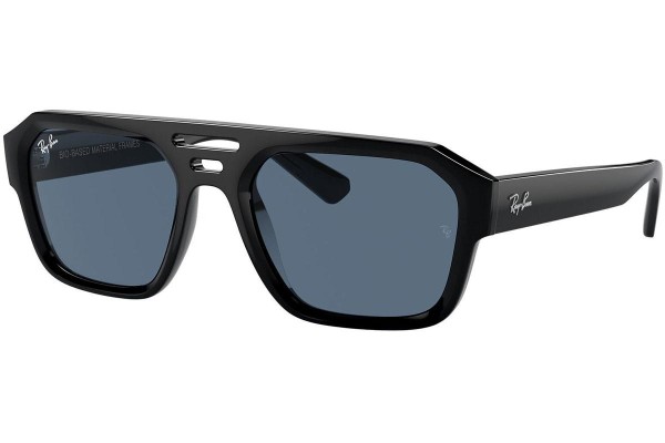 Ochelari de soare Ray-Ban Corrigan RB4397 667780 Flat Top Negri