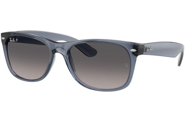 Ochelari de soare Ray-Ban New Wayfarer RB2132 6592M3 Polarized Pătrați Albaștri