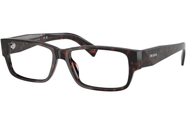 Ochelari Prada PRB09V 17N1O1 Dreptunghiulari Havana